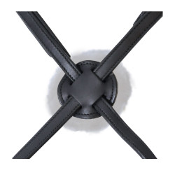 Muserolle croisée Cabourg Privilege Equitation Marron