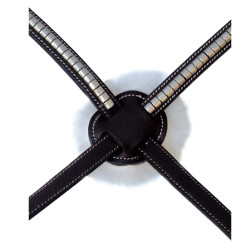 Muserolle croisée Deauville Privilege Equitation Marron