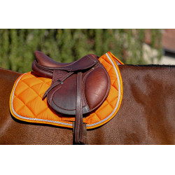 Tapis de selle Equithème Classic Orange