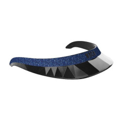 Vizier voor helm Naca GlowUp Glanzend zwart / blauw