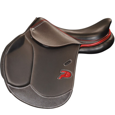 Dubbele zadel Saumur gepersonaliseerd Privilege Equitation Dubbele zadel Saumur gepersonaliseerd Privilege Equitation