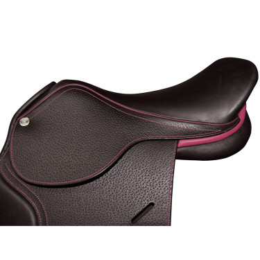 Dubbele zadel Saumur gepersonaliseerd Privilege Equitation Dubbele zadel Saumur gepersonaliseerd Privilege Equitation