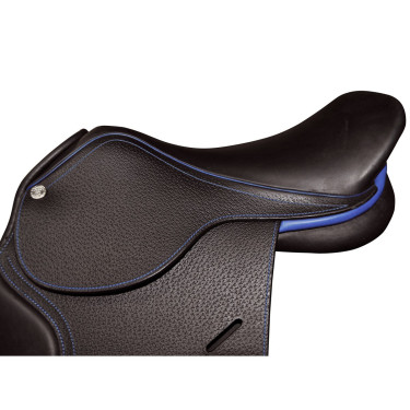 Dubbele zadel Saumur gepersonaliseerd Privilege Equitation Dubbele zadel Saumur gepersonaliseerd Privilege Equitation