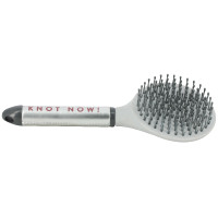 Brosse à crins Equithème Je t'aime Gris