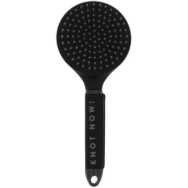 Brosse à crins Equithème Je t'aime Noir