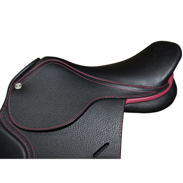 Dubbele zadel Saumur gepersonaliseerd Privilege Equitation Dubbele zadel Saumur gepersonaliseerd Privilege Equitation