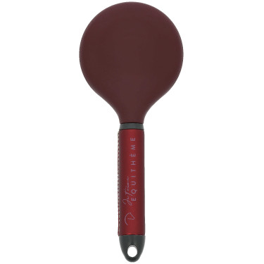 Brosse à crins Equithème Je t'aime Bordeaux