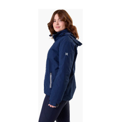 Dames waterdichte Horseware Corrib jas Marine Marineblauw
