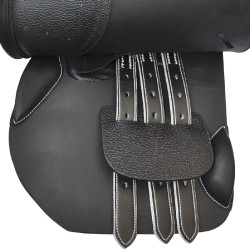 Selle La Baule poney Privilege Equitation Noir