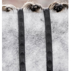 Rênes Horseware grip pouce caoutchouc Noir
