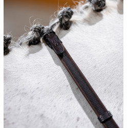 Horseware Continental teugels met rubberen grip Zwart