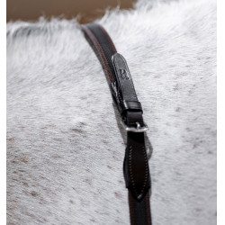 Rênes Horseware Continental grip caoutchouc Noir Rênes Horseware Continental grip caoutchouc Noir