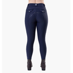 Paardrijbroek Horseware Flexfit winter full grip dames Marine Marineblauw Paardrijbroek Horseware Flexfit winter full grip dames Marine Marineblauw