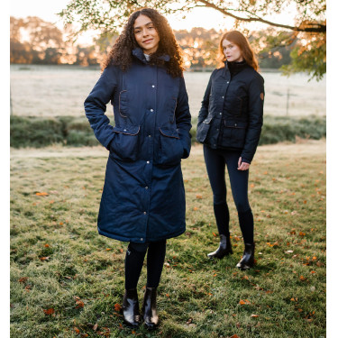 Manteau Horseware Newmarket femme Marine Bleu marine Manteau Horseware Newmarket femme Marine Bleu marine