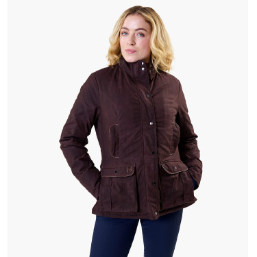 Manteau ciré Horseware Newmarket femme Marron Horseware