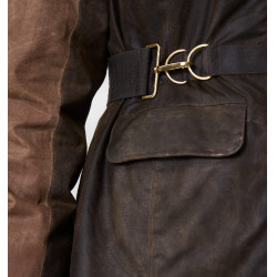 Gewaxte jas Horseware 40 jaar dames Bay heritage / groen rambo