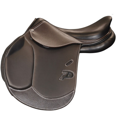 Selle Obstacle doublée Saumur Privilege Equitation Marron
