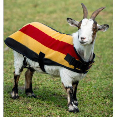 Horseware Newmarket fleece deken voor geit Witgoud