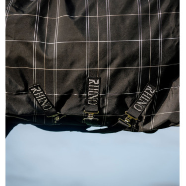 Horseware Rhino Turnout-deken bundel liner 0 g en 200 g Zwarte ruit / zwart & wit Motieven