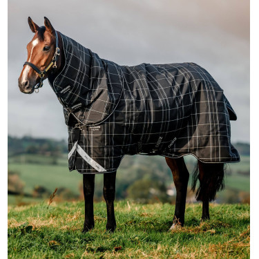 Horseware Rhino Turnout-deken bundel liner 0 g en 200 g Zwarte ruit / zwart & wit Motieven