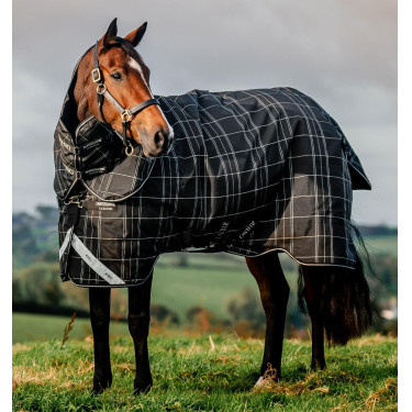 Horseware Rhino Turnout-deken bundel liner 0 g en 200 g Zwarte ruit / zwart & wit Motieven