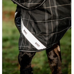 Couverture Horseware Rhino Turnout Bundle liner 0g et 200g Carreaux noir / noir & blanc Motifs