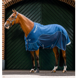 Horseware Signature zweetdeken voor transport Marine Marineblauw
