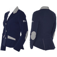 Veste Sophia femme Privilege Equitation Bleu électrique / gris clair Veste Sophia femme Privilege Equitation Bleu électrique / gris clair