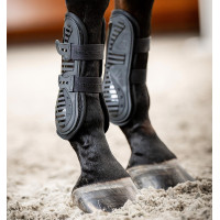 Horseware® Pro Bamboo peesbeschermers Zwart / zwart