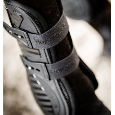 Horseware® Pro Bamboo peesbeschermers Zwart / zwart Horseware® Pro Bamboo peesbeschermers Zwart / zwart