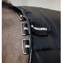 Couverture d'écurie Easy-Layer Horseware 100g Noir / noir / argent