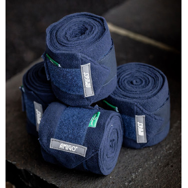 Bandes de polo Horseware Amigo Marine Bleu marine