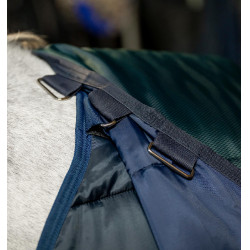 Couverture d'écurie Horseware Amigo Ripstop Insulator 50g Vert dynastie / marine / argent