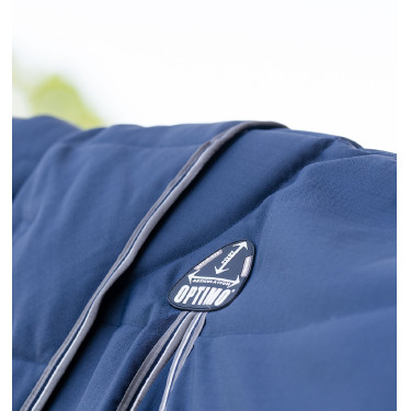 Couverture Horseware Rambo Optimo Stable Plus 200g Marine / orage / gris argent Bleu marine