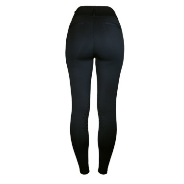 Legging d'équitation Equestrian Stockholm Supreme femme Tout noir