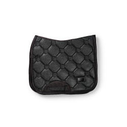 Tapis de dressage Equestrian Stockholm Tout noir scintillant