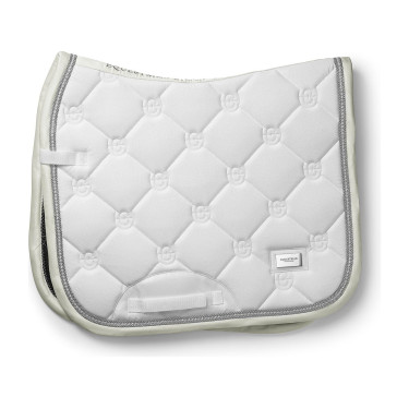 Tapis de dressage Equestrian Stockholm Blanc scintillant