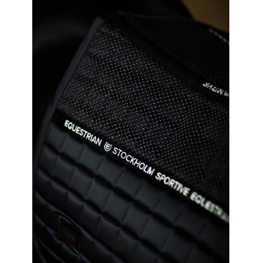 Tapis de selle Equestrian Stockholm jumping performance Noir