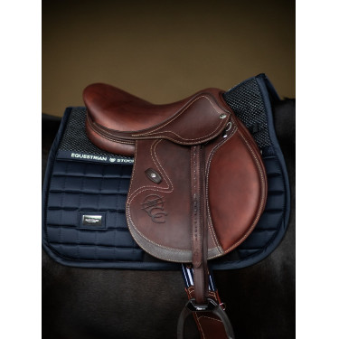 Tapis de selle Equestrian Stockholm jumping performance Marine Bleu marine