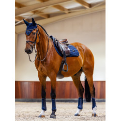 Tapis de selle Equestrian Stockholm jumping performance Marine Bleu marine