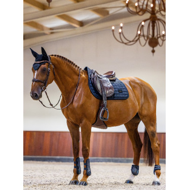 Tapis de selle Equestrian Stockholm jumping performance Marine Bleu marine