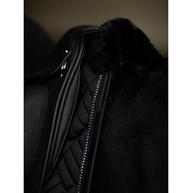 Tapis de dressage Equestrian Stockholm faux mouton Crystal Noir Tapis de dressage Equestrian Stockholm faux mouton Crystal Noir