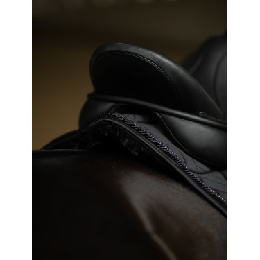 Tapis de dressage Equestrian Stockholm faux mouton Crystal Noir Tapis de dressage Equestrian Stockholm faux mouton Crystal Noir