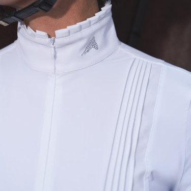 Polo shirt de compétition Euro-Star Ines Blanc