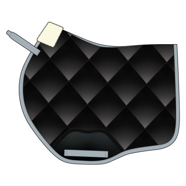 Tapis de selle HV Polo Sasha Dressage Noir Tapis de selle HV Polo Sasha Dressage Noir