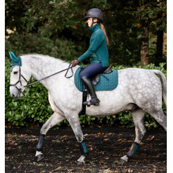 Tapis de selle Close Contact Horseware Vert dynastie Tapis de selle Close Contact Horseware Vert dynastie