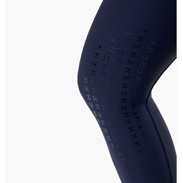 Dames winterrijbroek Horseware Flexfit met kniestukken grip Marine Marineblauw