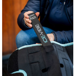 Horseware Ice-Vibe kniebeschermers Zwart / aqua