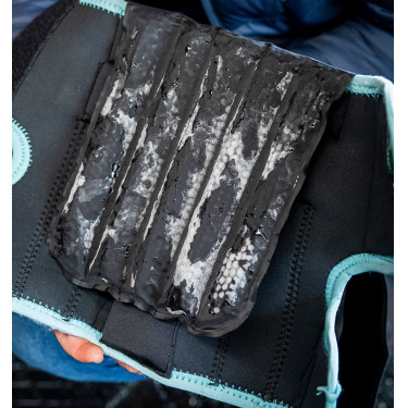 Horseware Ice-Vibe kniebeschermers Zwart / aqua