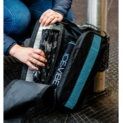 Horseware Ice-Vibe kniebeschermers Zwart / aqua